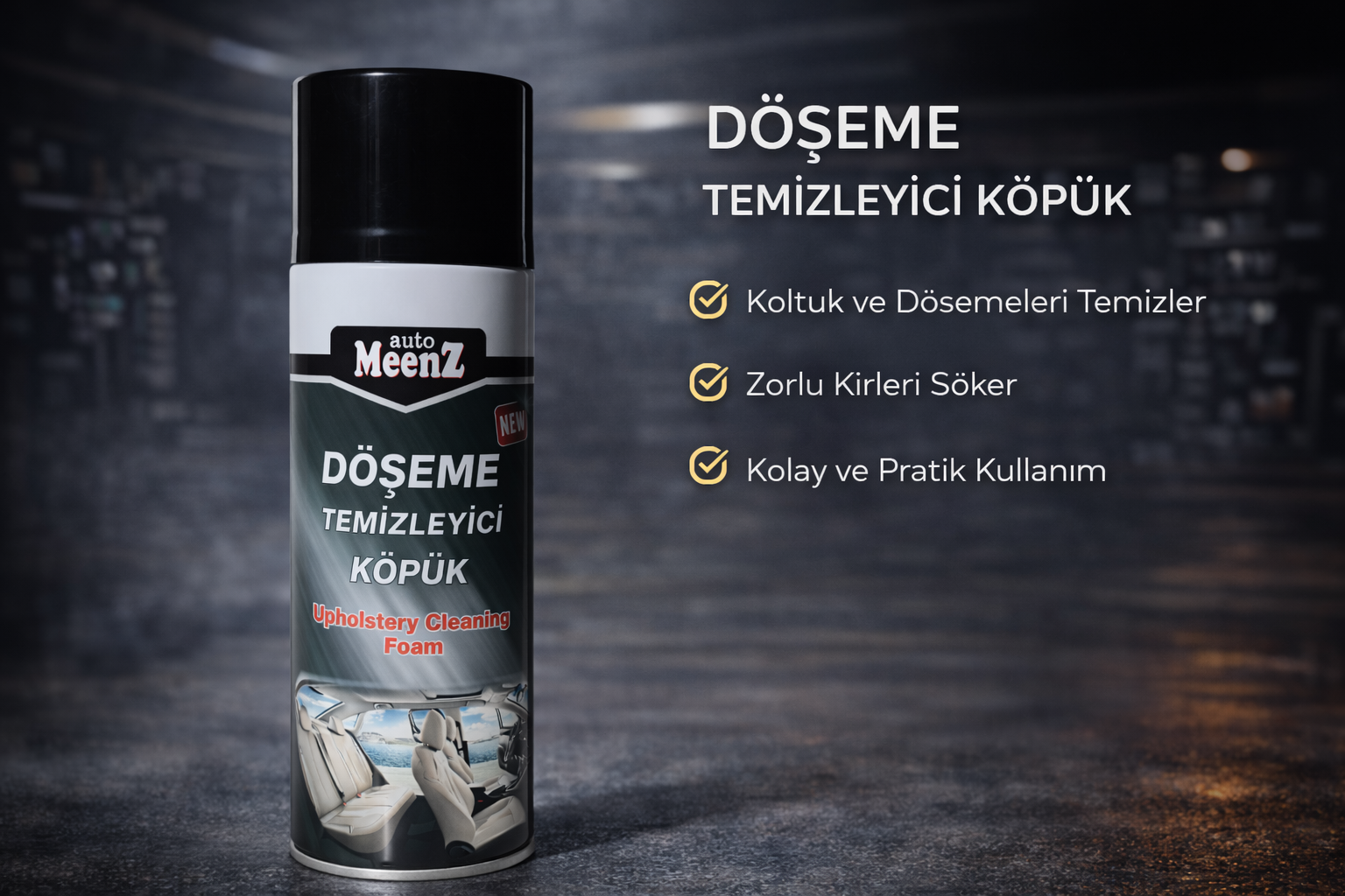 AutoMeenZ Döşeme Temizleyici Köpük