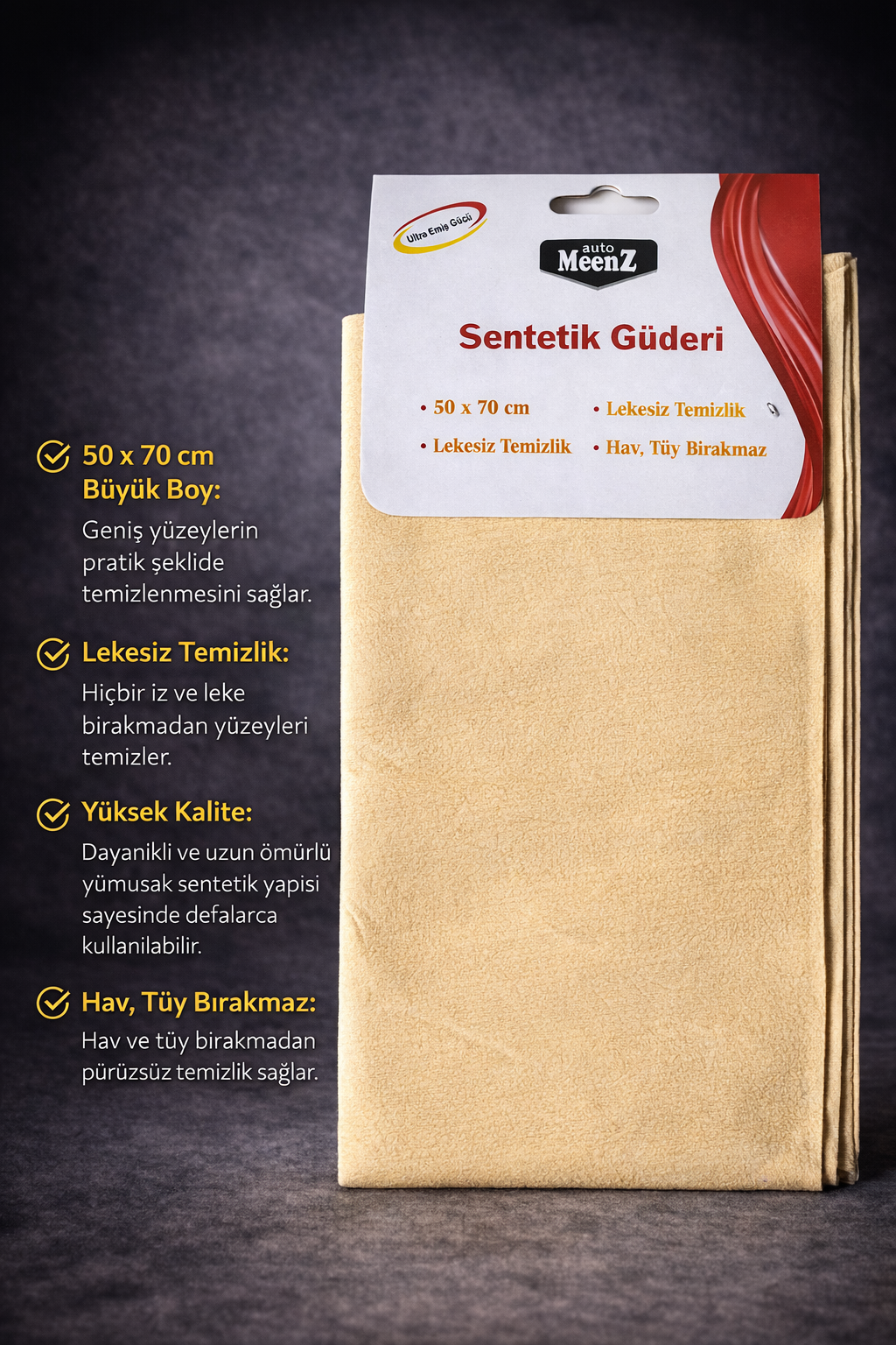 AutoMeenZ Sentetik Güderi Bez