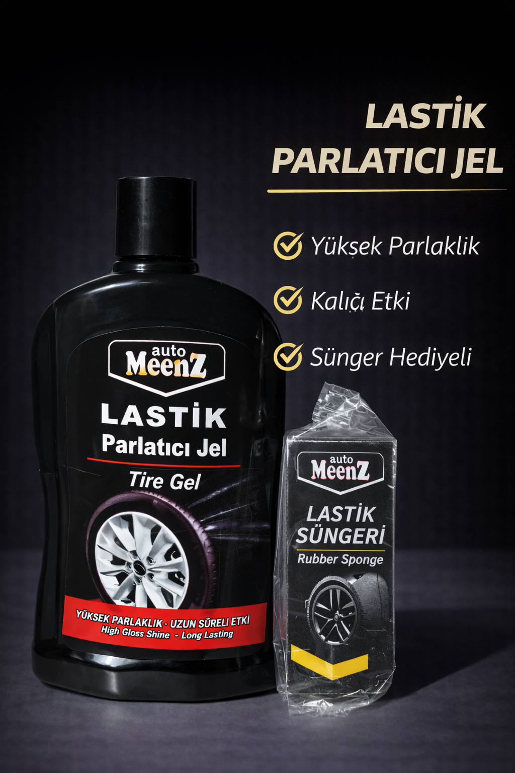 AutoMeenZ Lastik Parlatıcı Jel 