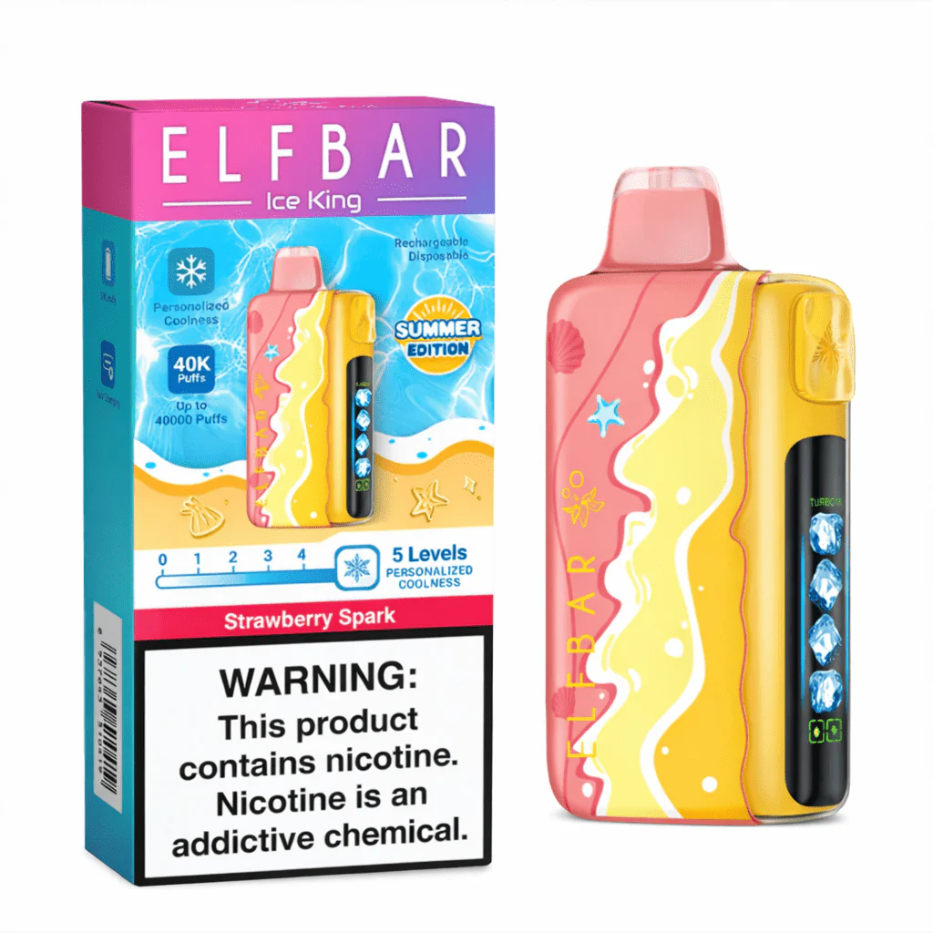 Vaper ELFBAR - Ice King - Strawberry Spark