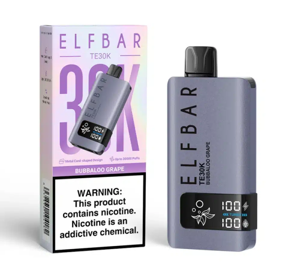Vaper ELFBAR - TE30K - Bubbaloo Grape