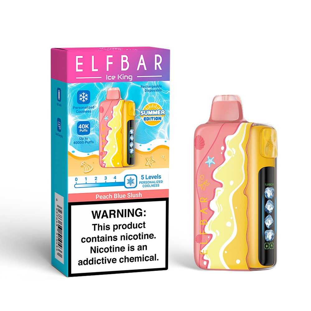 Vaper ELFBAR - Ice King - Peach Blue Slush