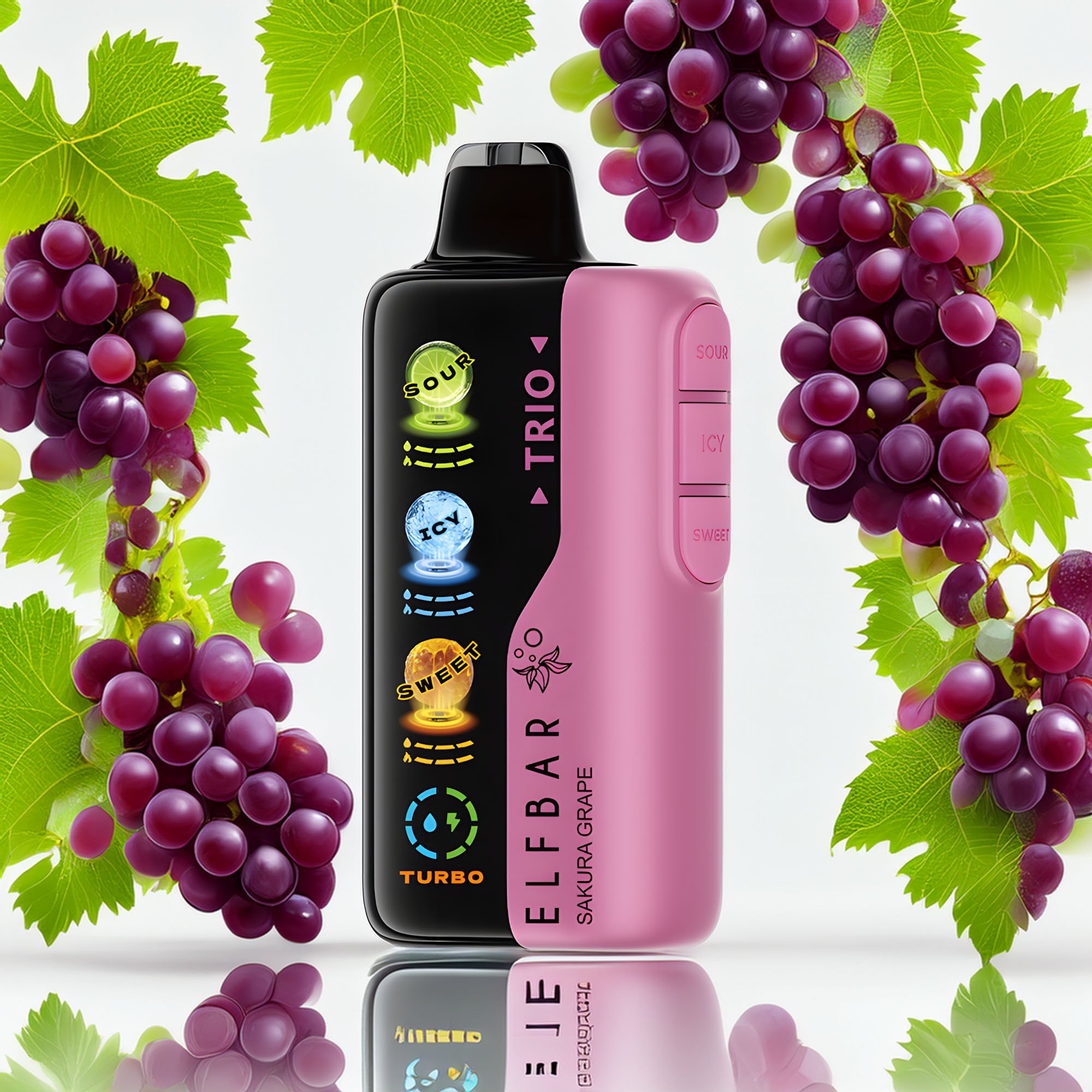 Vaper ELFBAR - TRIO - La Grape