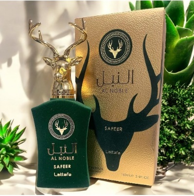 Safeer Al Noble Lattafa 100ml – Perfume Árabe Masculino Elegante, Intenso e Sofisticado