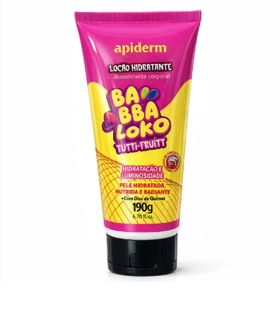 Loção Hidratante Baba Loka Tutti Frutti – Hidratação Intensa com Fragrância Doce e Refrescante