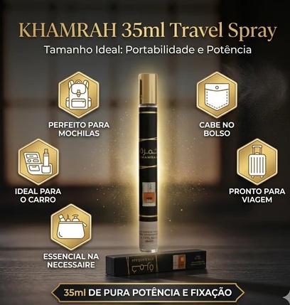 Khamrah 30ml – Perfume Árabe Intenso, Doce e Sofisticado