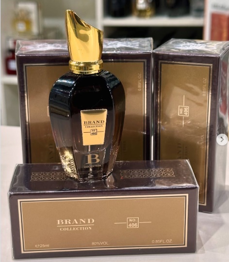 Perfume Brand Collection 406 25ml – Fragrância Masculina Inspirada, Moderna e Marcante