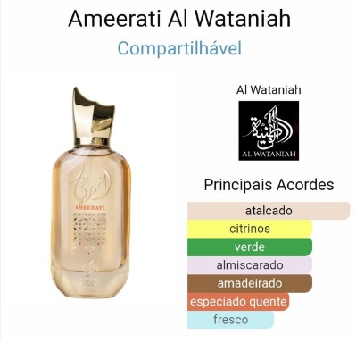 Ameerati Eau de Parfum 100ml – Perfume Árabe Sofisticado, Elegante e Marcante