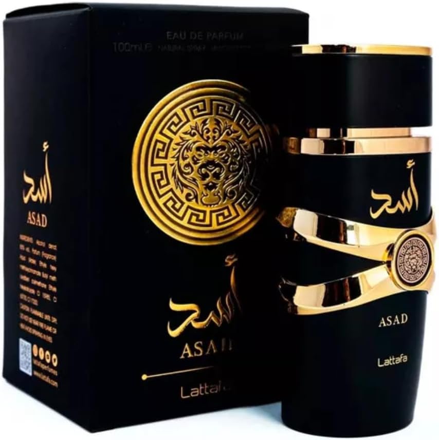 Perfume Asad Black 100ml – Perfume Masculino Intenso, Amadeirado e Sofisticado
