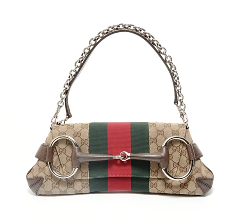 GUCCI - GG CANVAS HORSEBIT TWO WAY