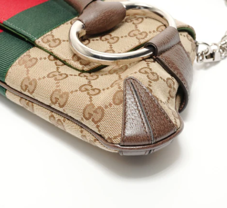 GUCCI - GG CANVAS HORSEBIT TWO WAY