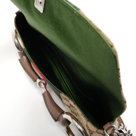 GUCCI - GG CANVAS HORSEBIT TWO WAY