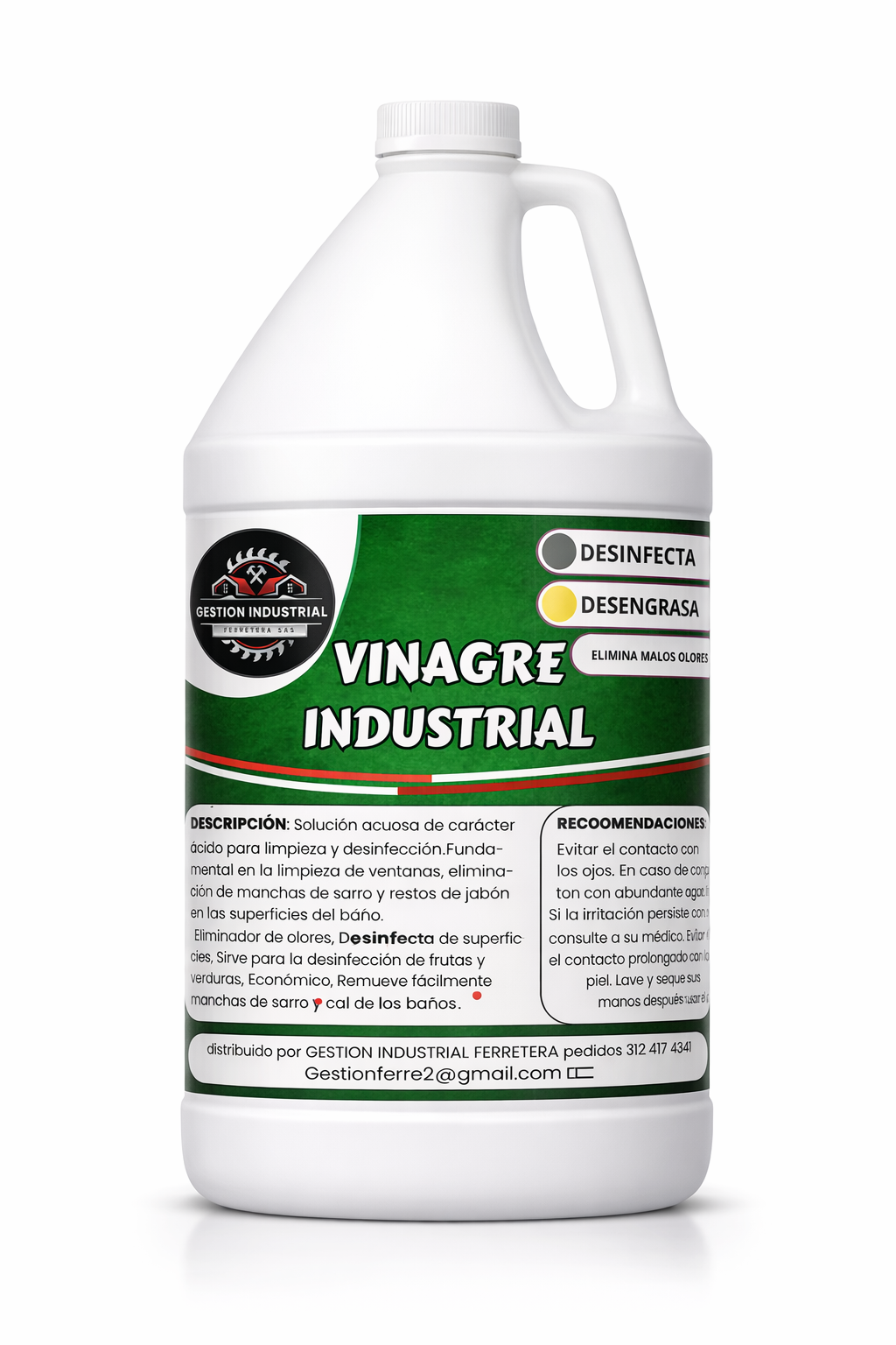 VINAGRE INDUSTRIAL GALON