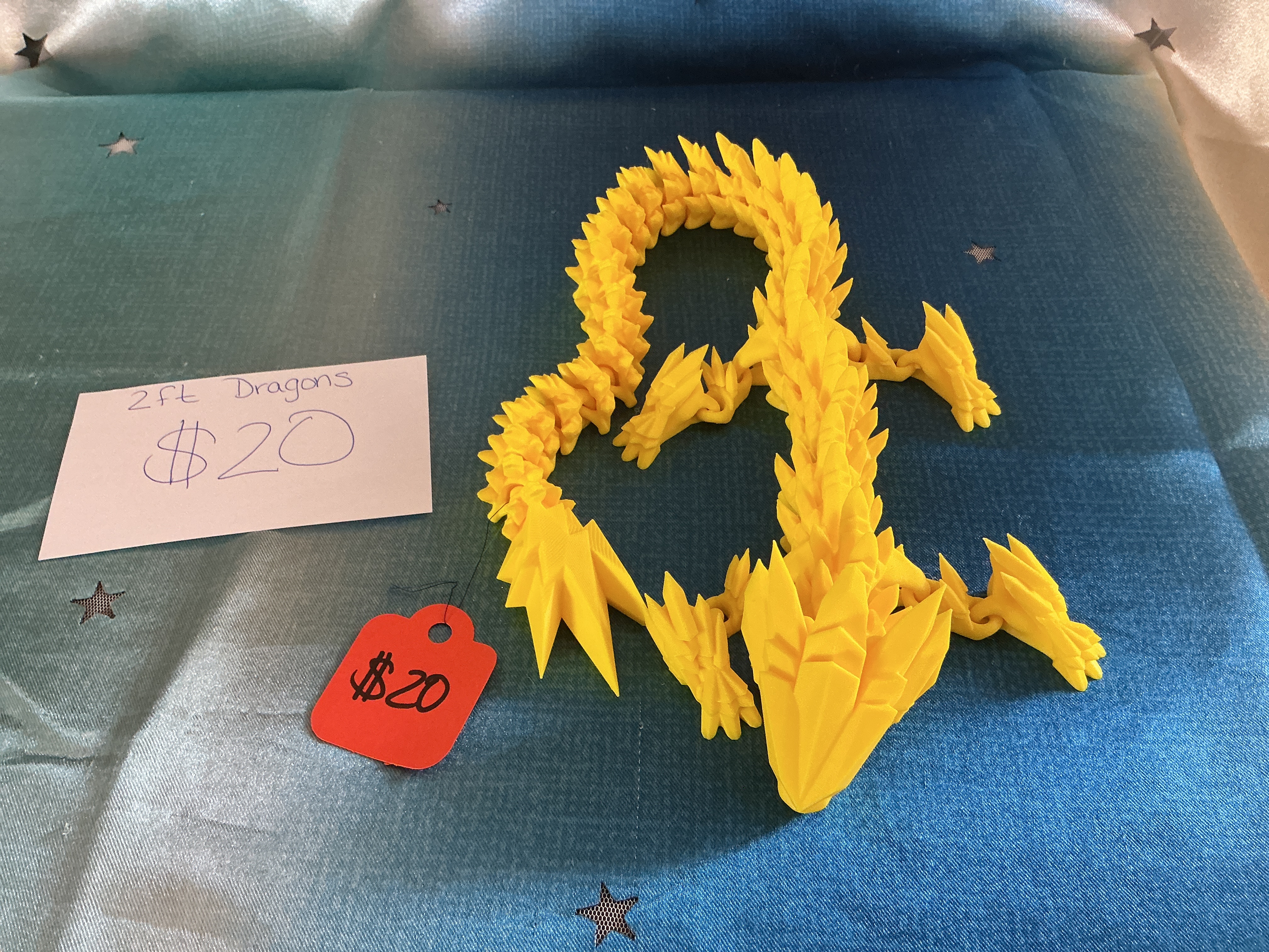 Yellow Articulated Dragon