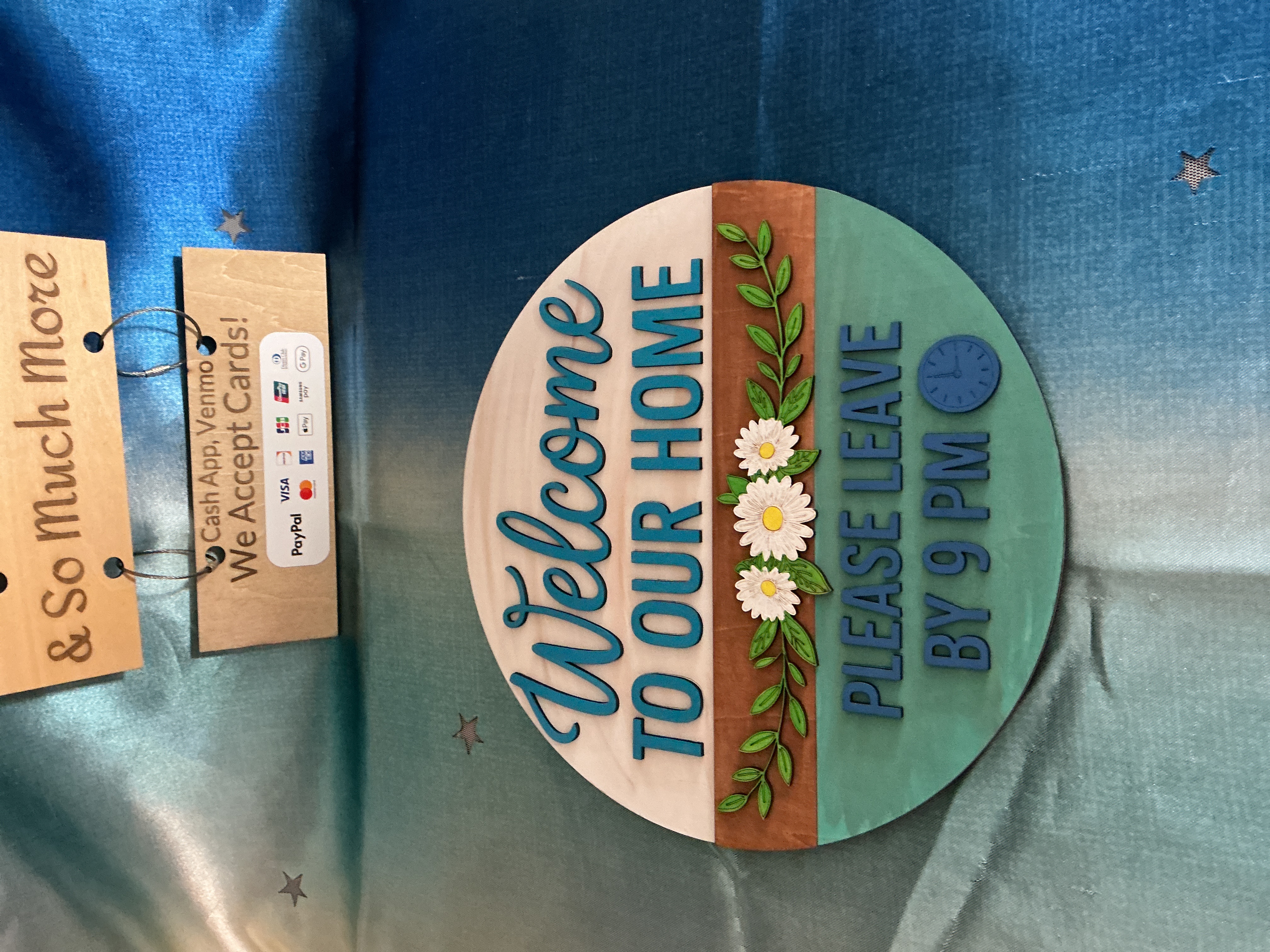 Welcome To Our Home Decorative Sign