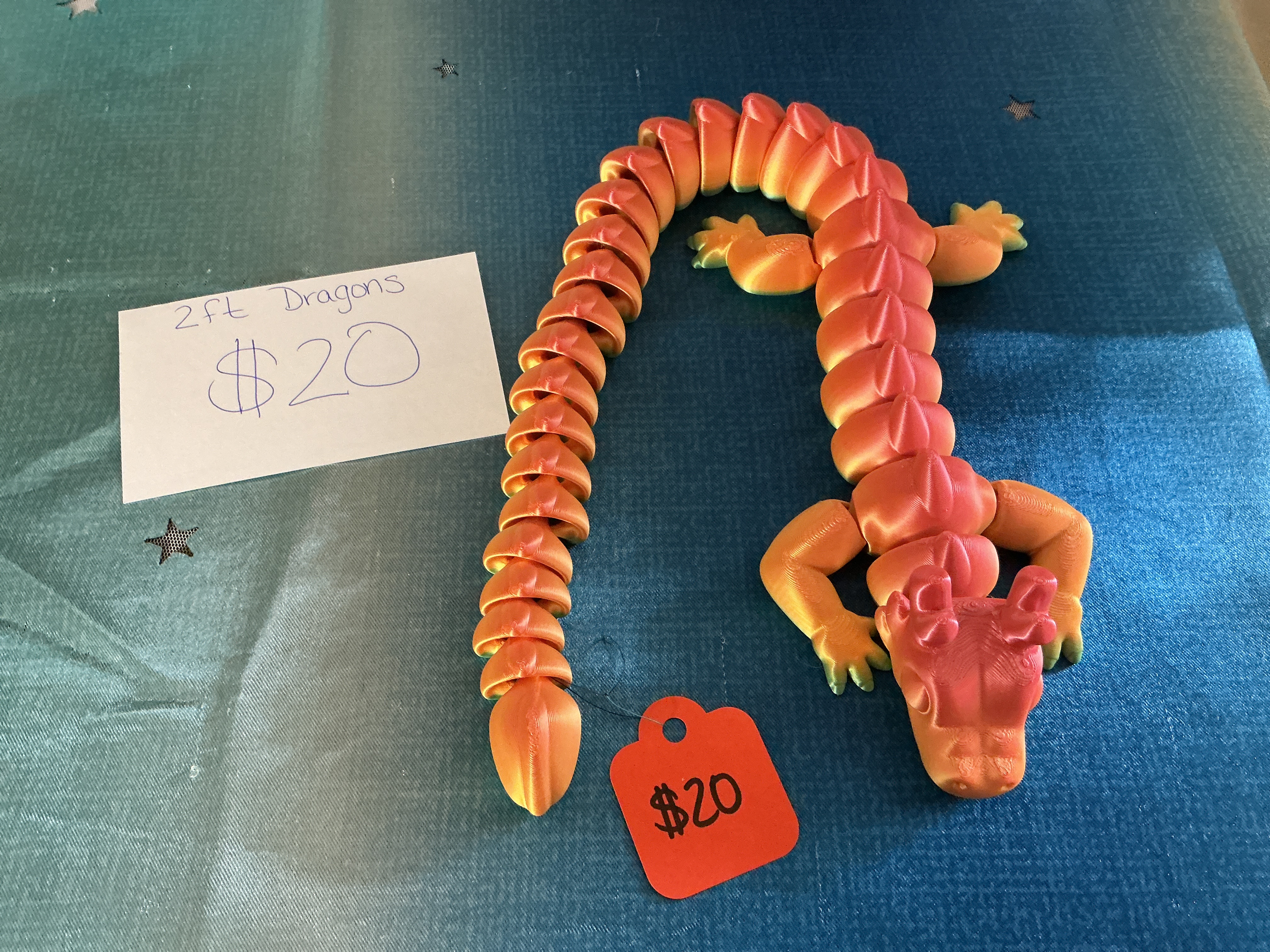 2ft Flexible Dragon Toy