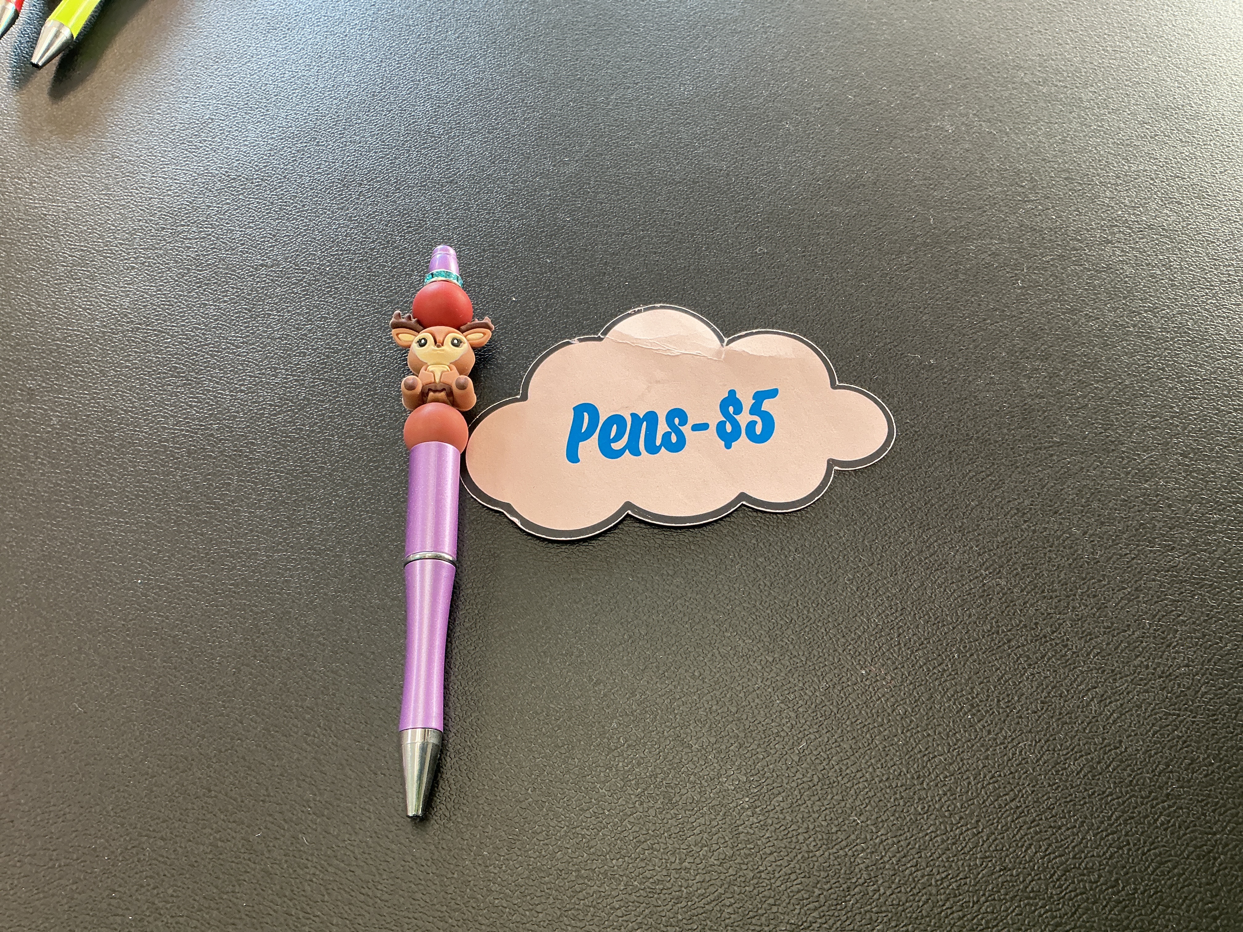 Purple Cartoon Top Pen