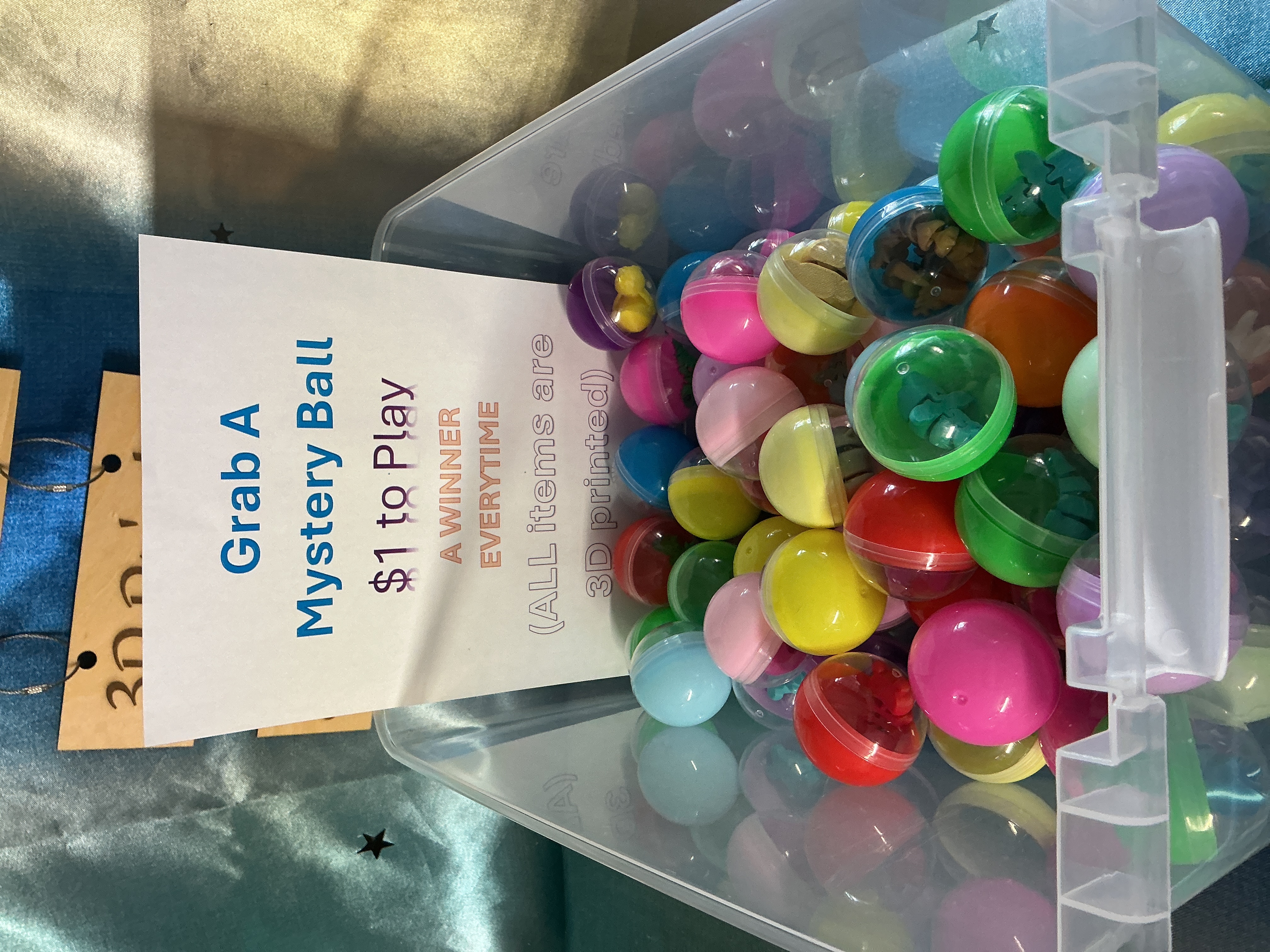 3D Printed Mystery Prize Balls