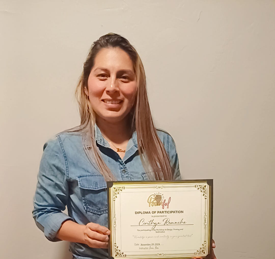 Taller presencial de diseño, sublimación y estampado