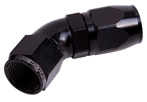 550 Series Cutter One-Piece Full Flow Swivel 45° Hose End