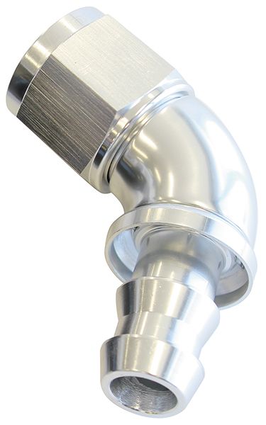 510 Series Full Flow Tight Radius Push Lock 60° Hose End