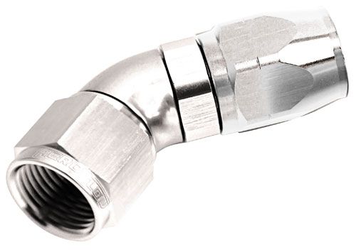 550 Series Cutter One-Piece Full Flow Swivel 45° Hose End
