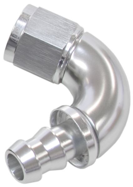 510 Series Full Flow Tight Radius Push Lock 120° Hose End