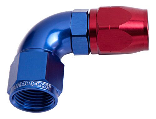 550 Series Cutter One-Piece Full Flow Swivel 90° Hose End
