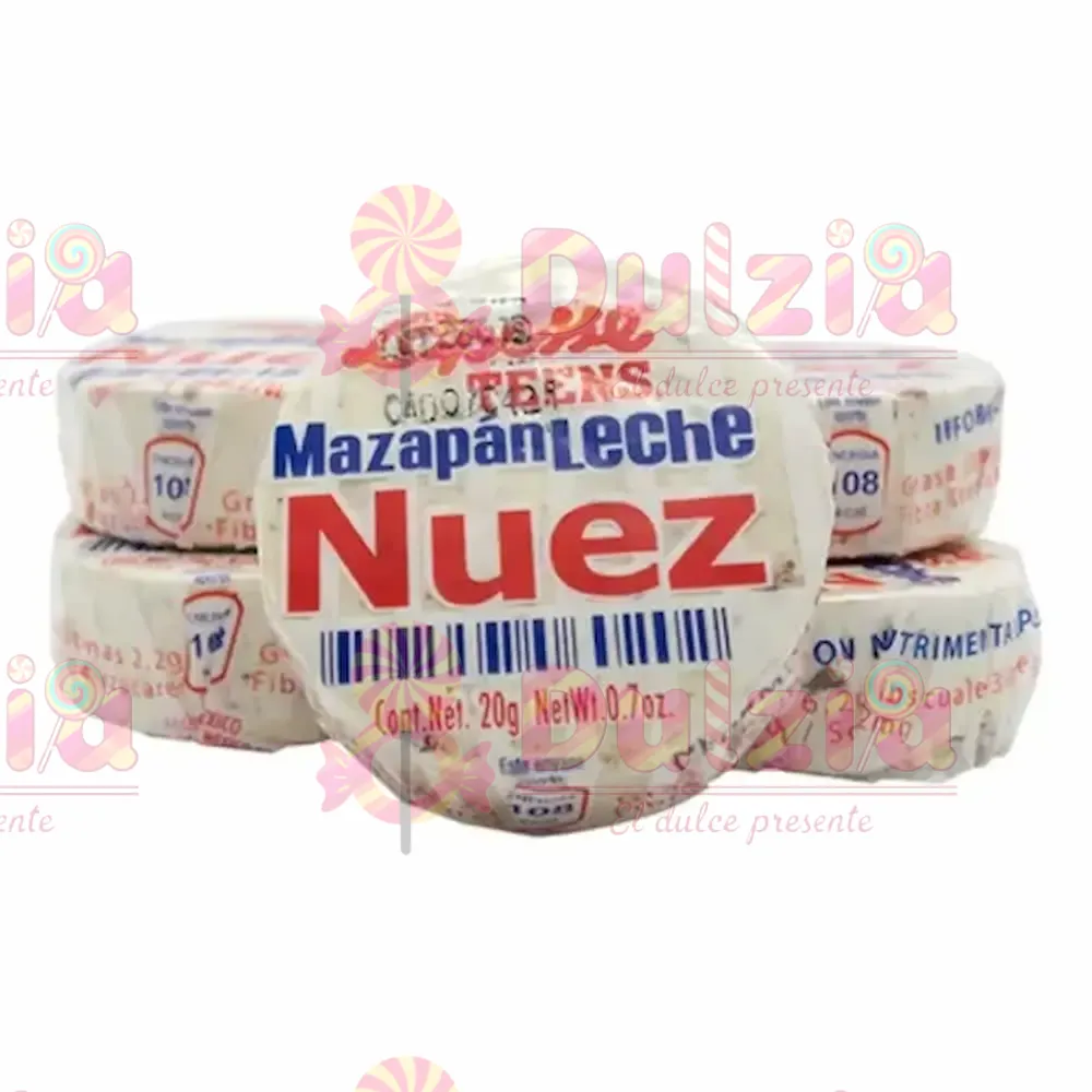Mazapán de Leche / Nuez c/8pz
