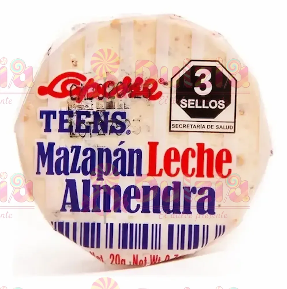 Mazapán de Leche / Almendra c/8pz