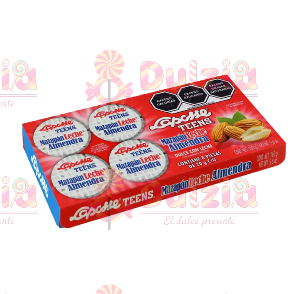 Mazapán de Leche / Almendra c/8pz
