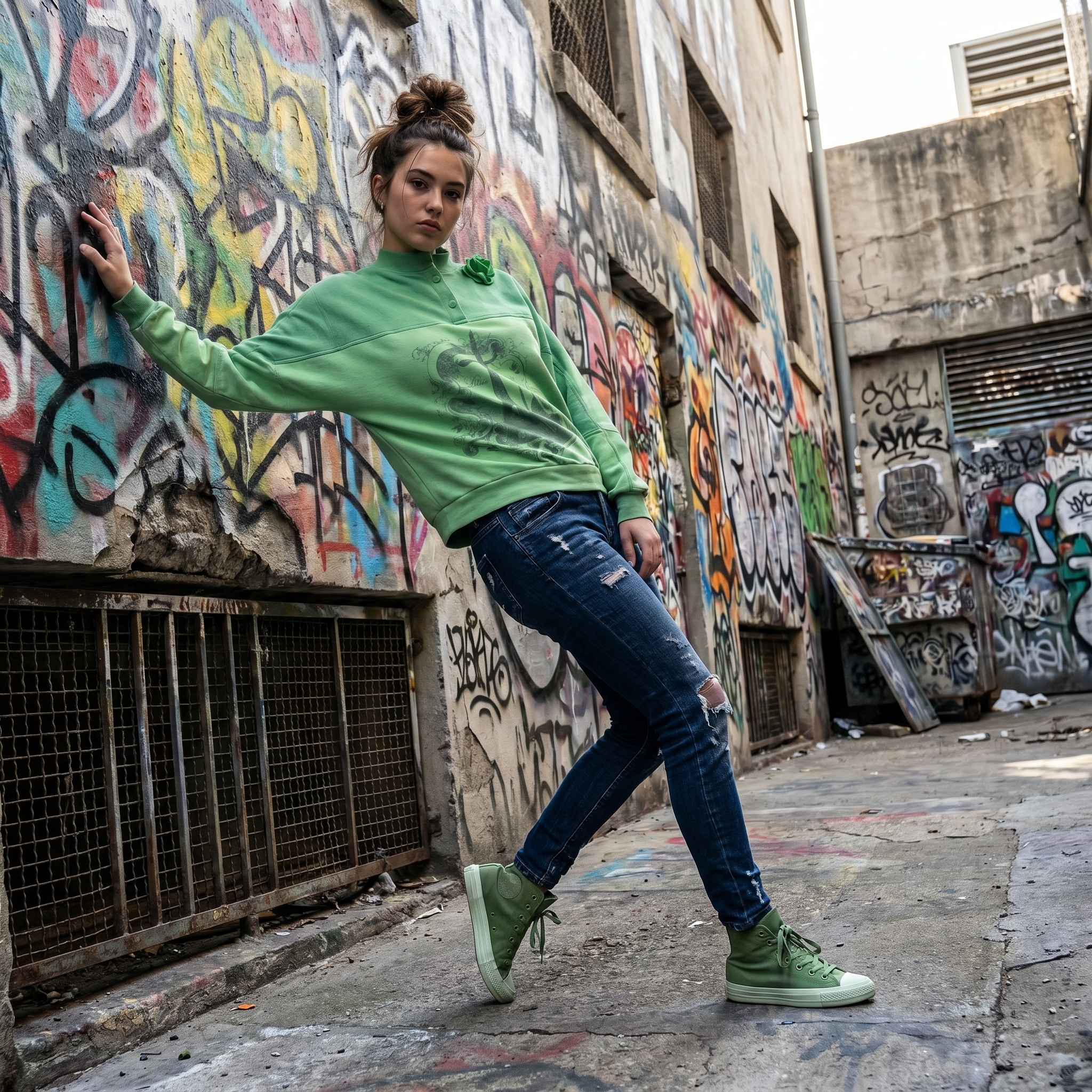 Aspen Sweatshirt in Fern