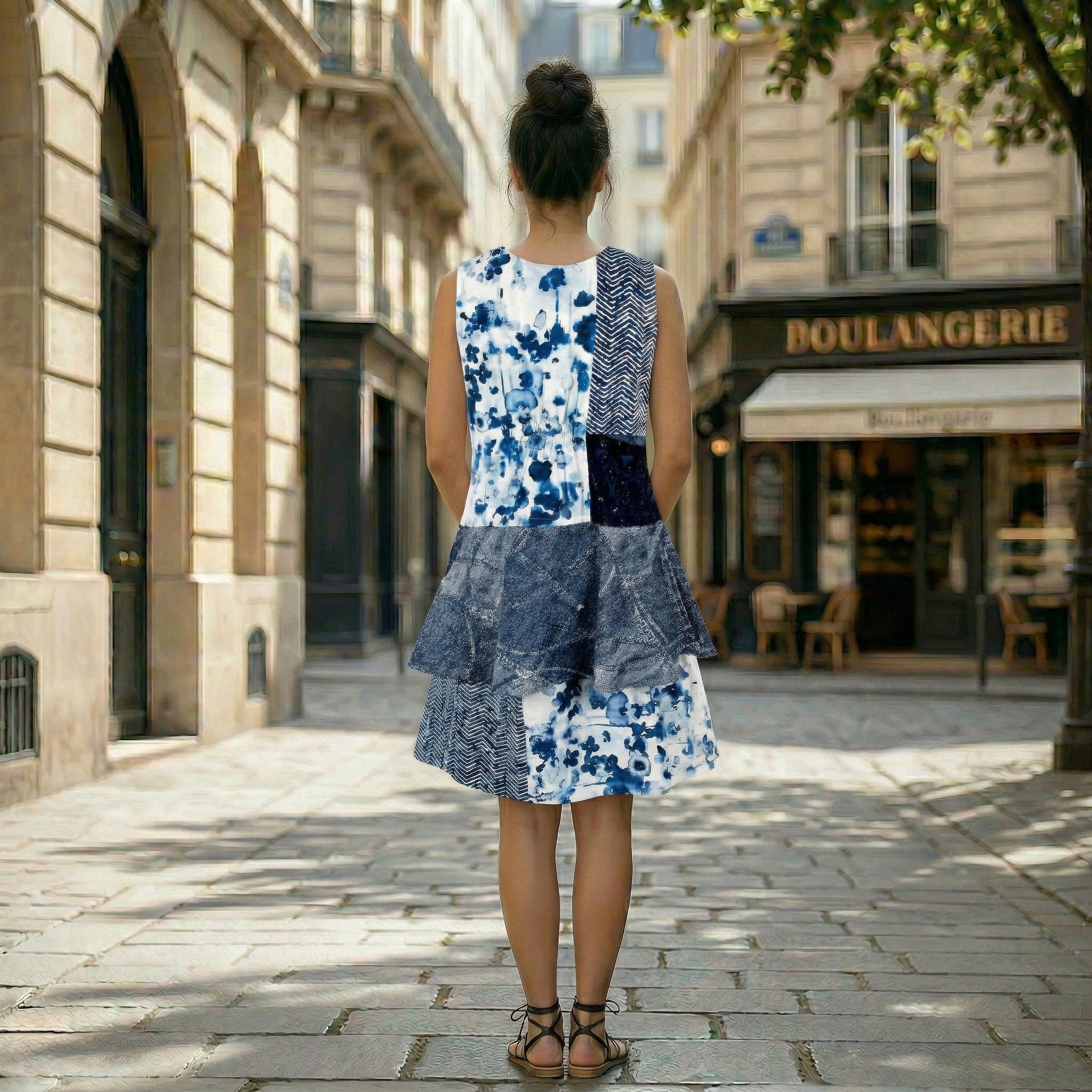 Willow Dress in Indigo