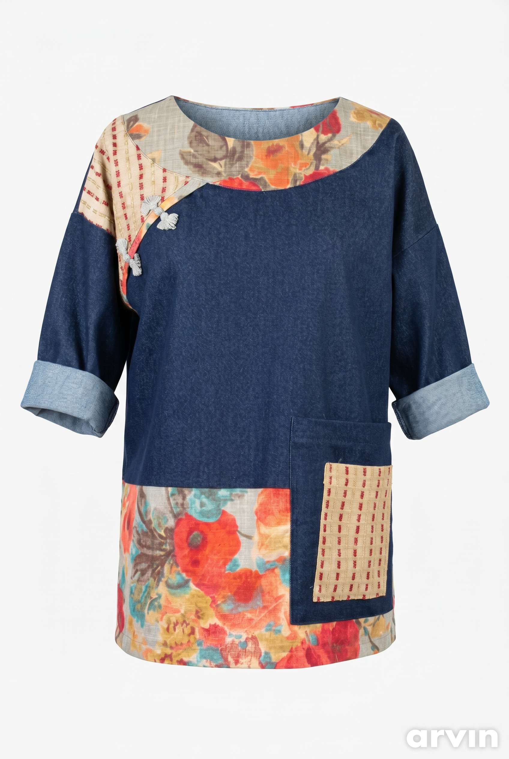 Murano Tunic in BoHo Indigo