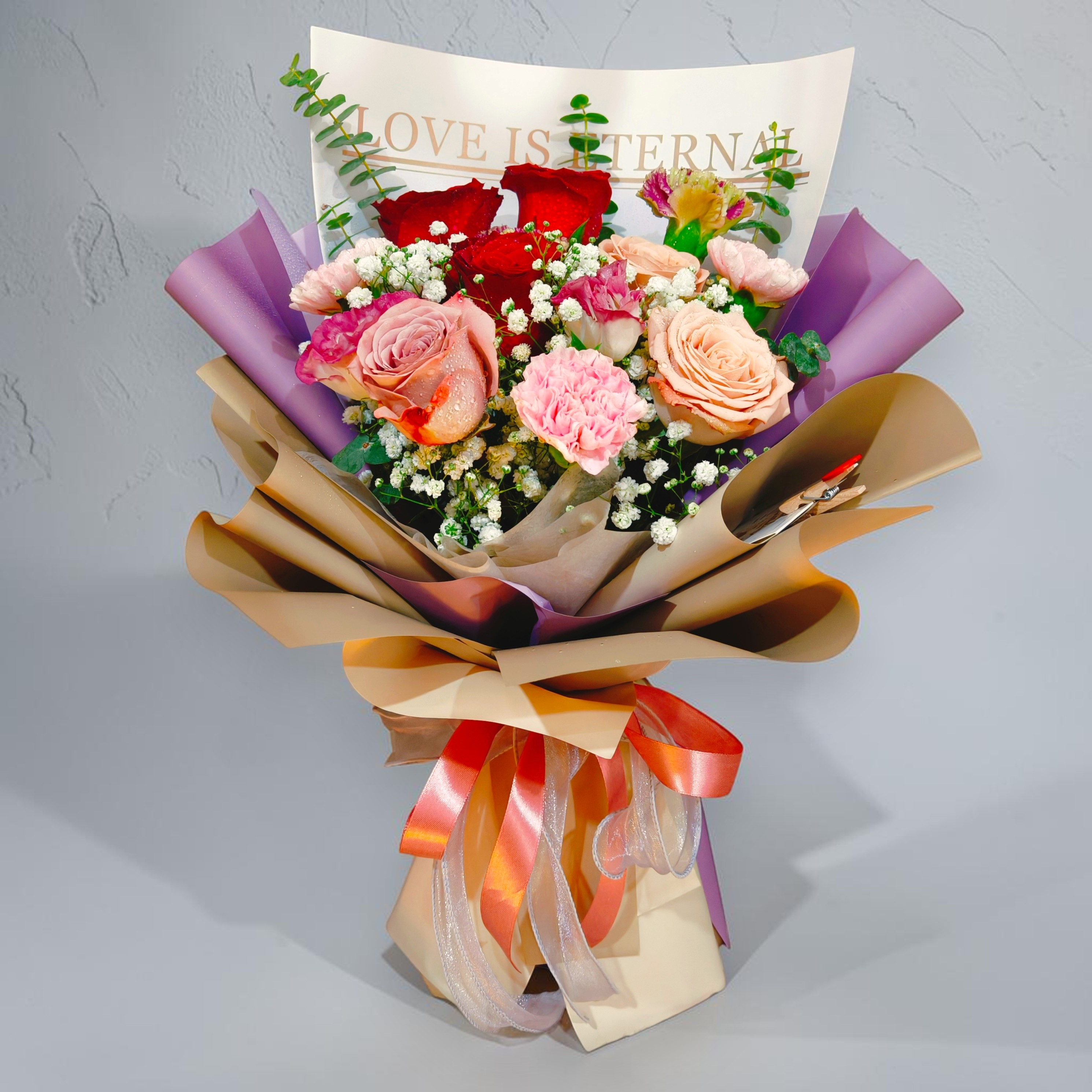 Fresh Mix Flower Bouquet RM188 | Birthday Flower Delivery Penang 生日花束 情侣闺蜜送礼