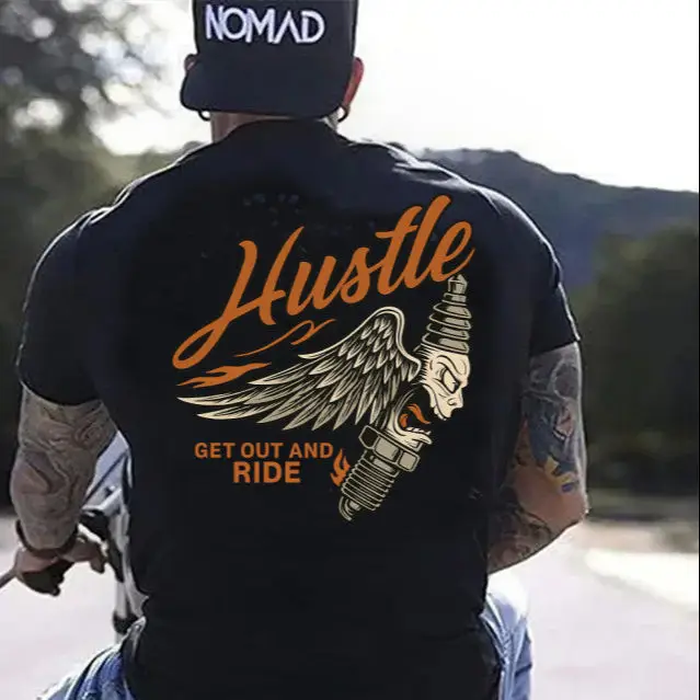 T-Shirt Sweatshirt Crewneck Hustle Ride