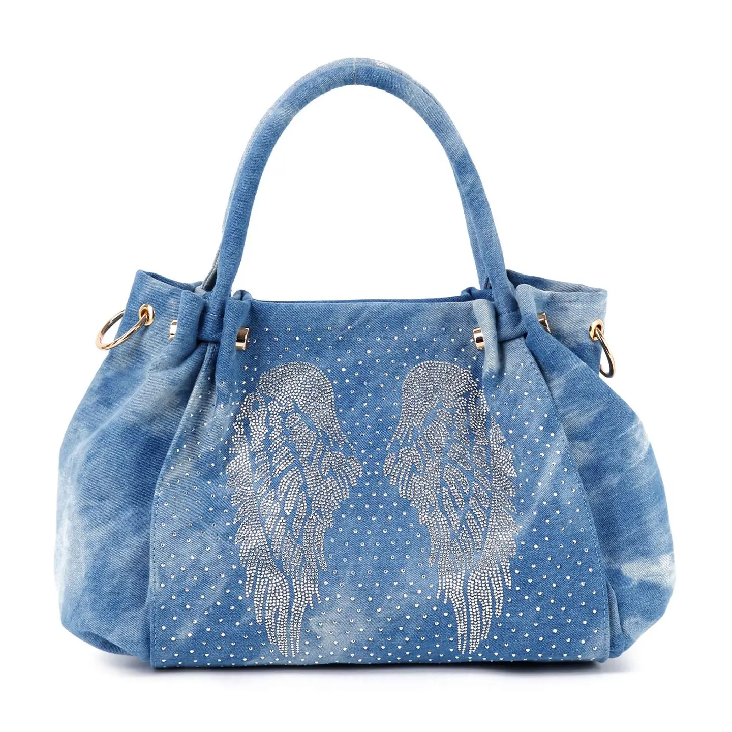 Sparkling Wing Design Fashion Handbag