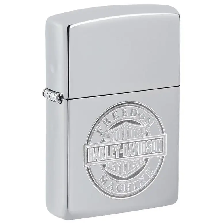 Harley-Davidson Freedom High Polish Chrome Zippo Lighter