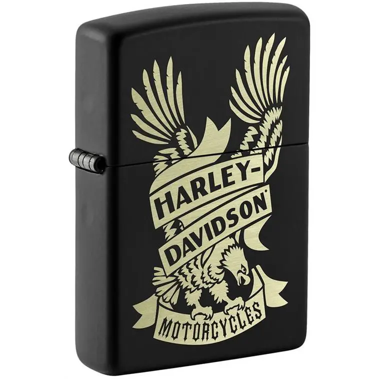 Harley-Davidson Black Matte Zippo Lighter
