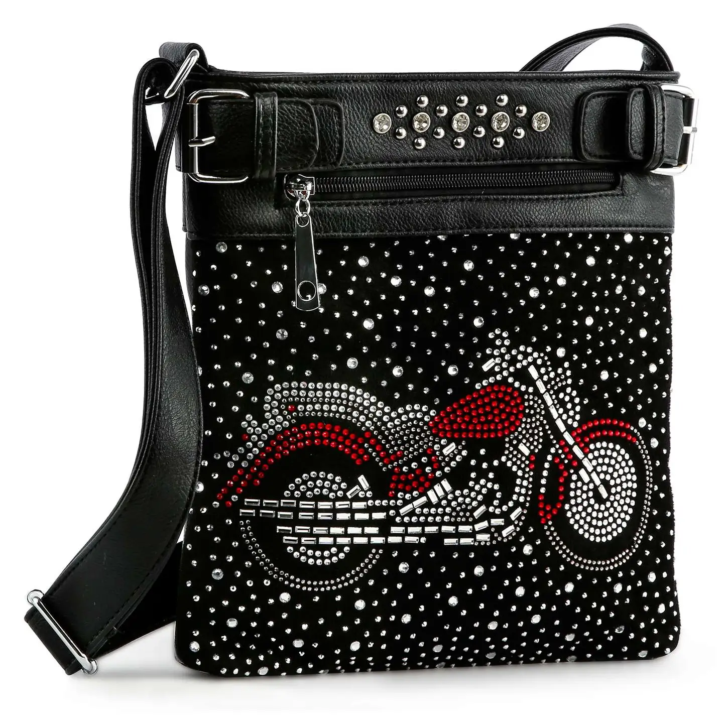 Motorcycle Design Crossbody Sling