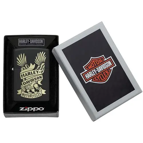 Harley-Davidson Black Matte Zippo Lighter