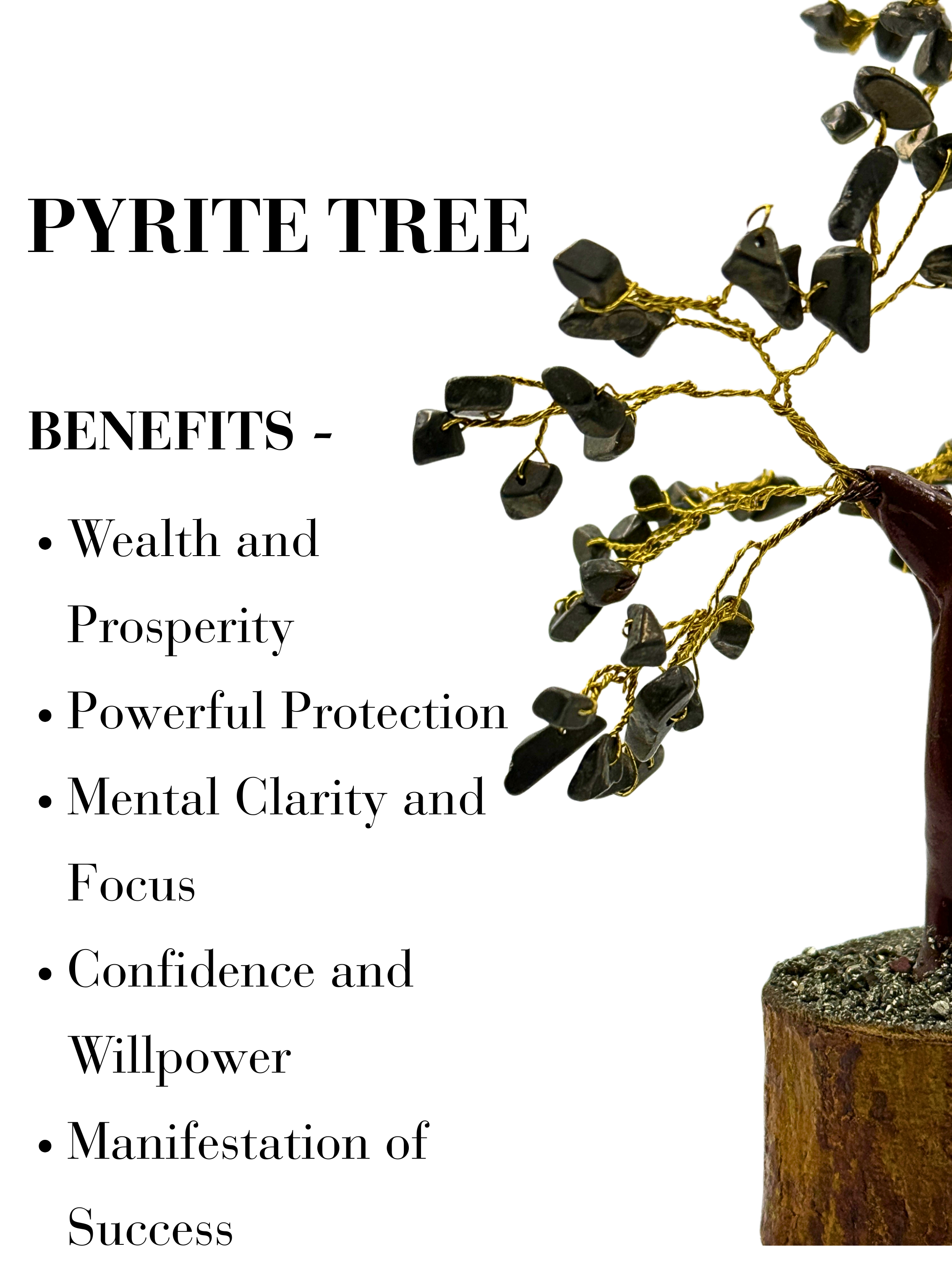 Pyrite Gemstone Tree