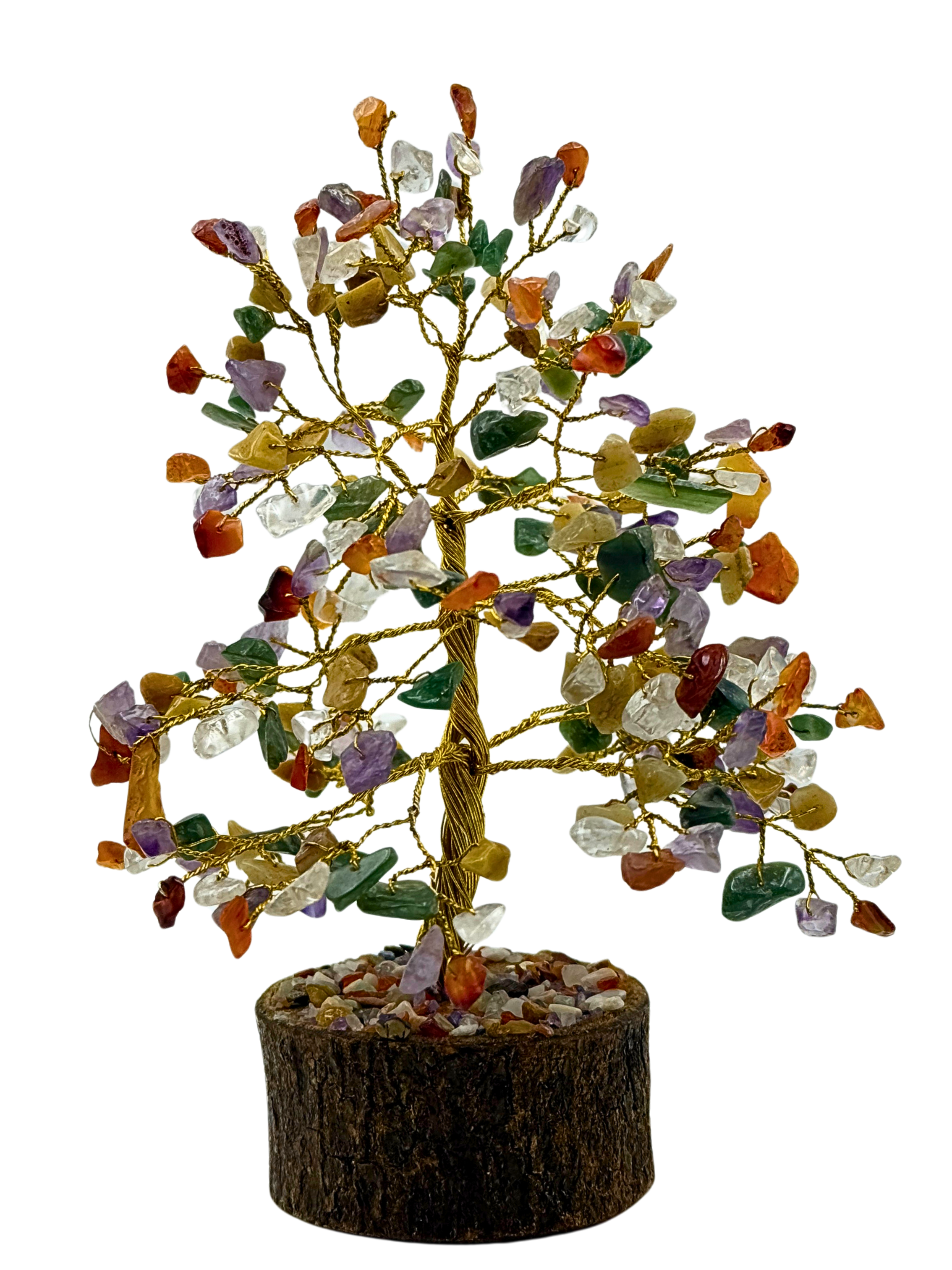Multi-Colour Gemstone Tree