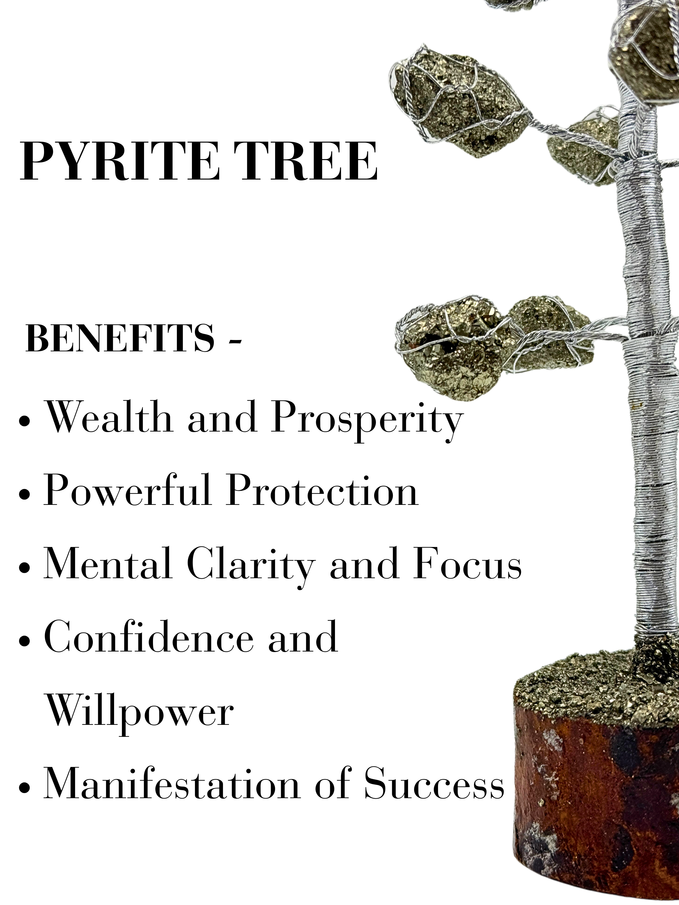 Pyrite Gemstone Tree ( Shape )