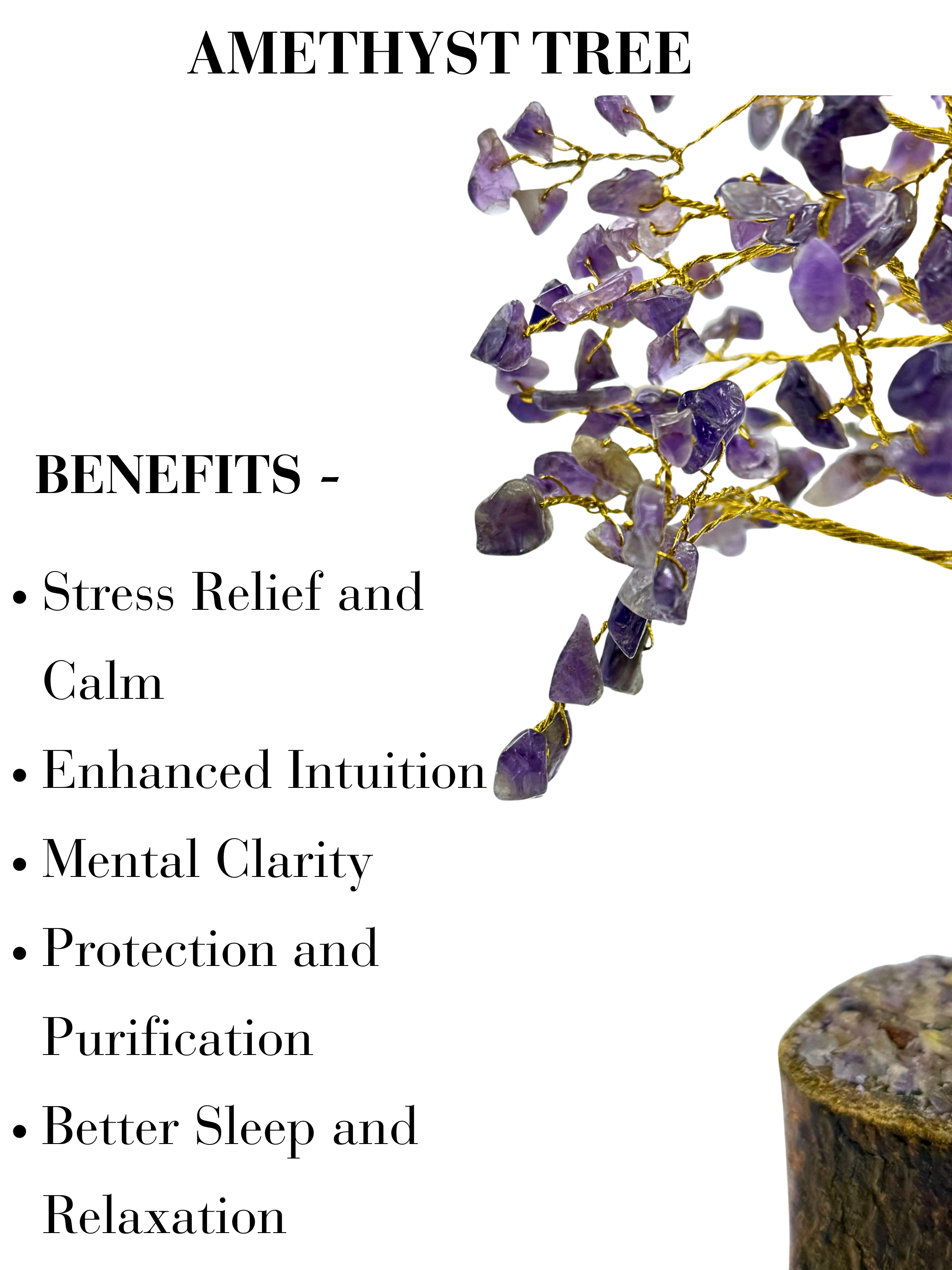 Amethyst Gemstone Tree
