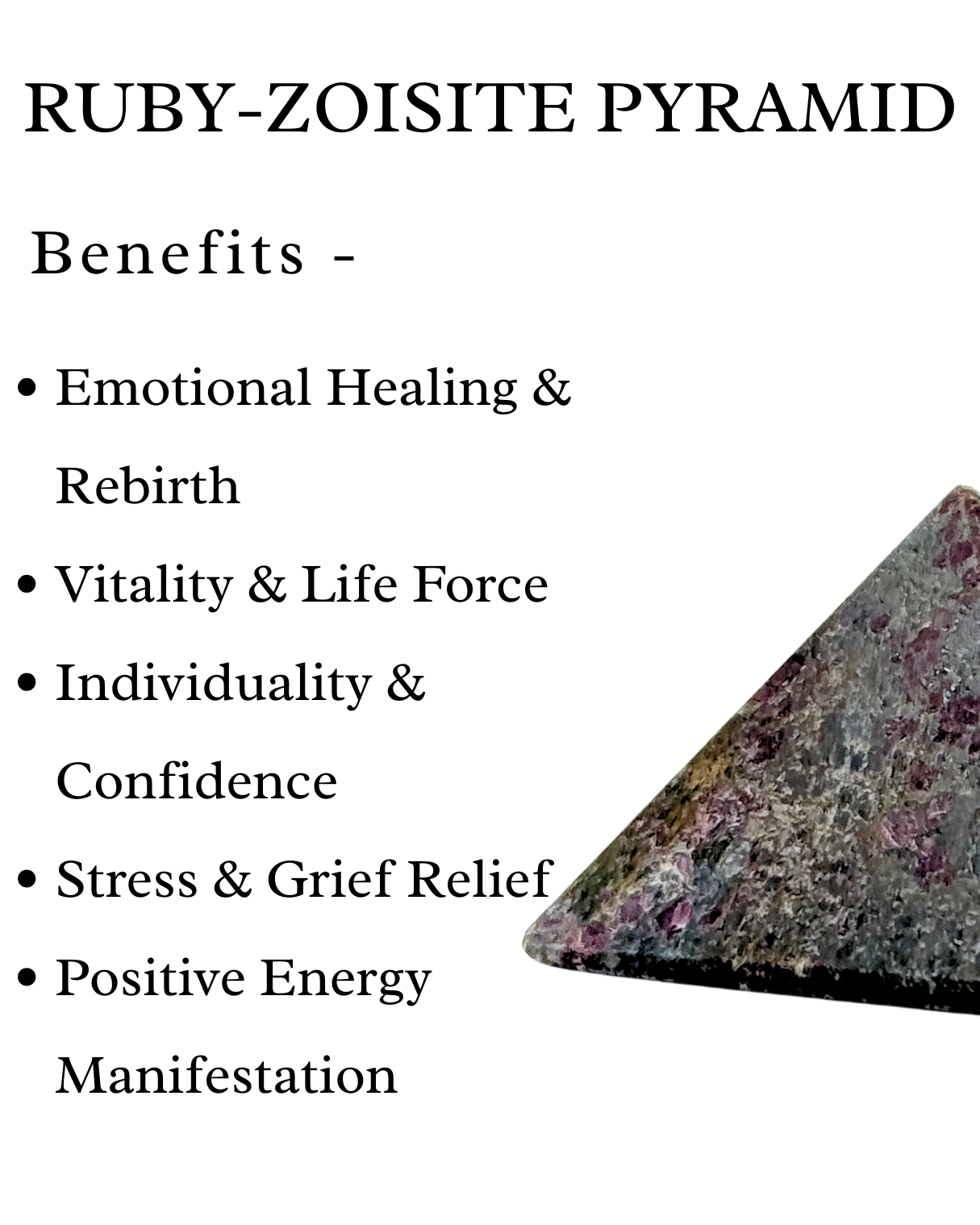 Ruby-Zoisite Pyramid