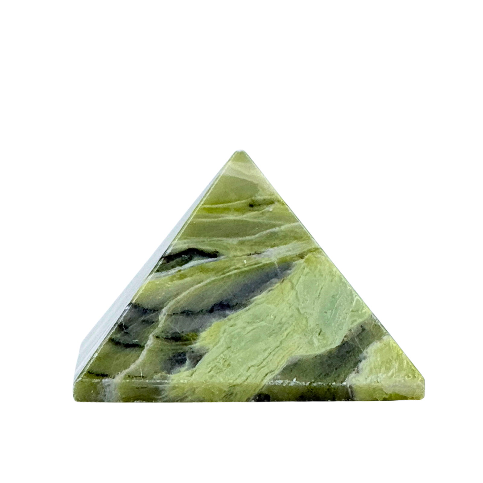 Green Serpentine Pyramid