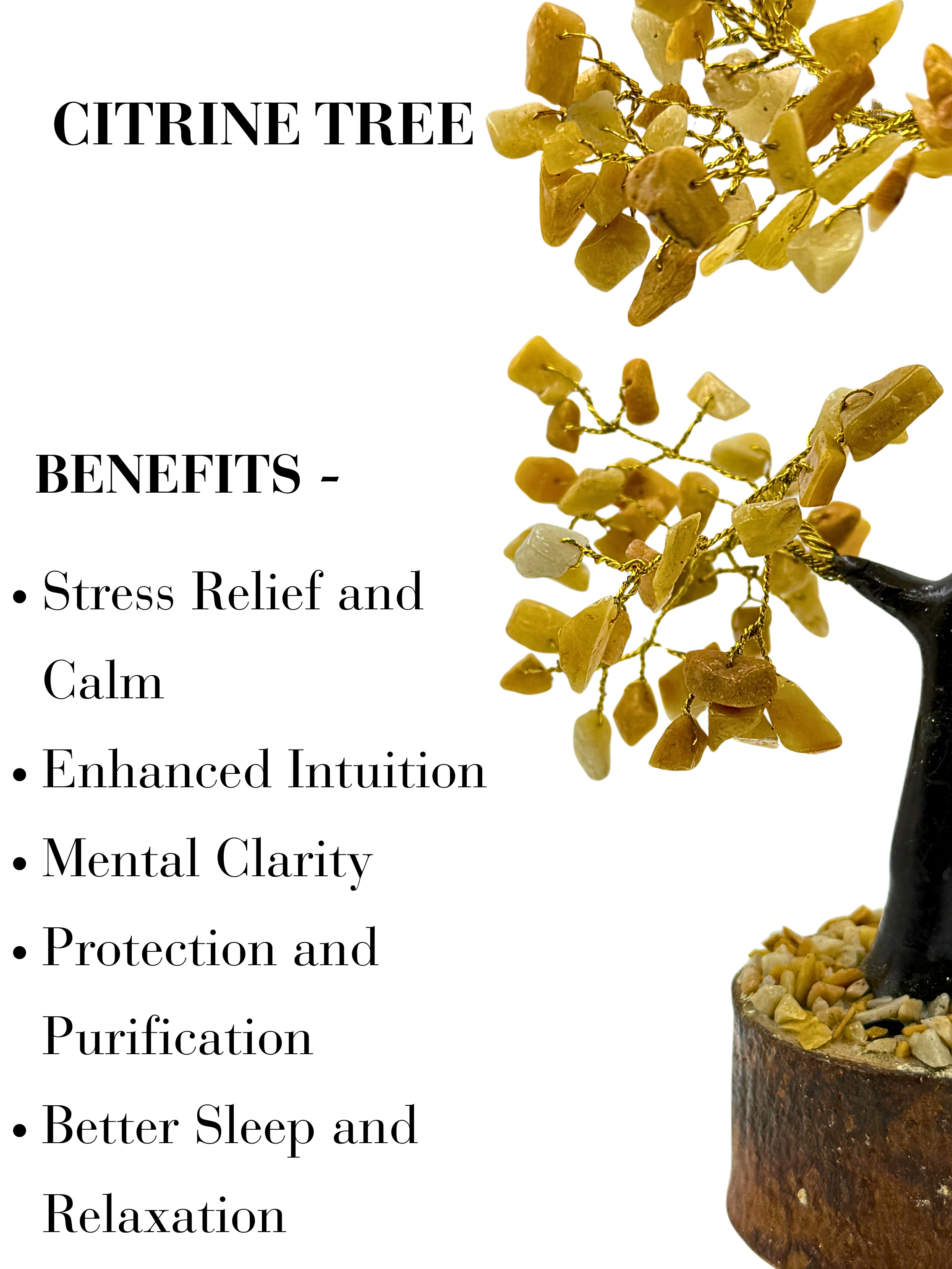 Citrine Gemstone Tree