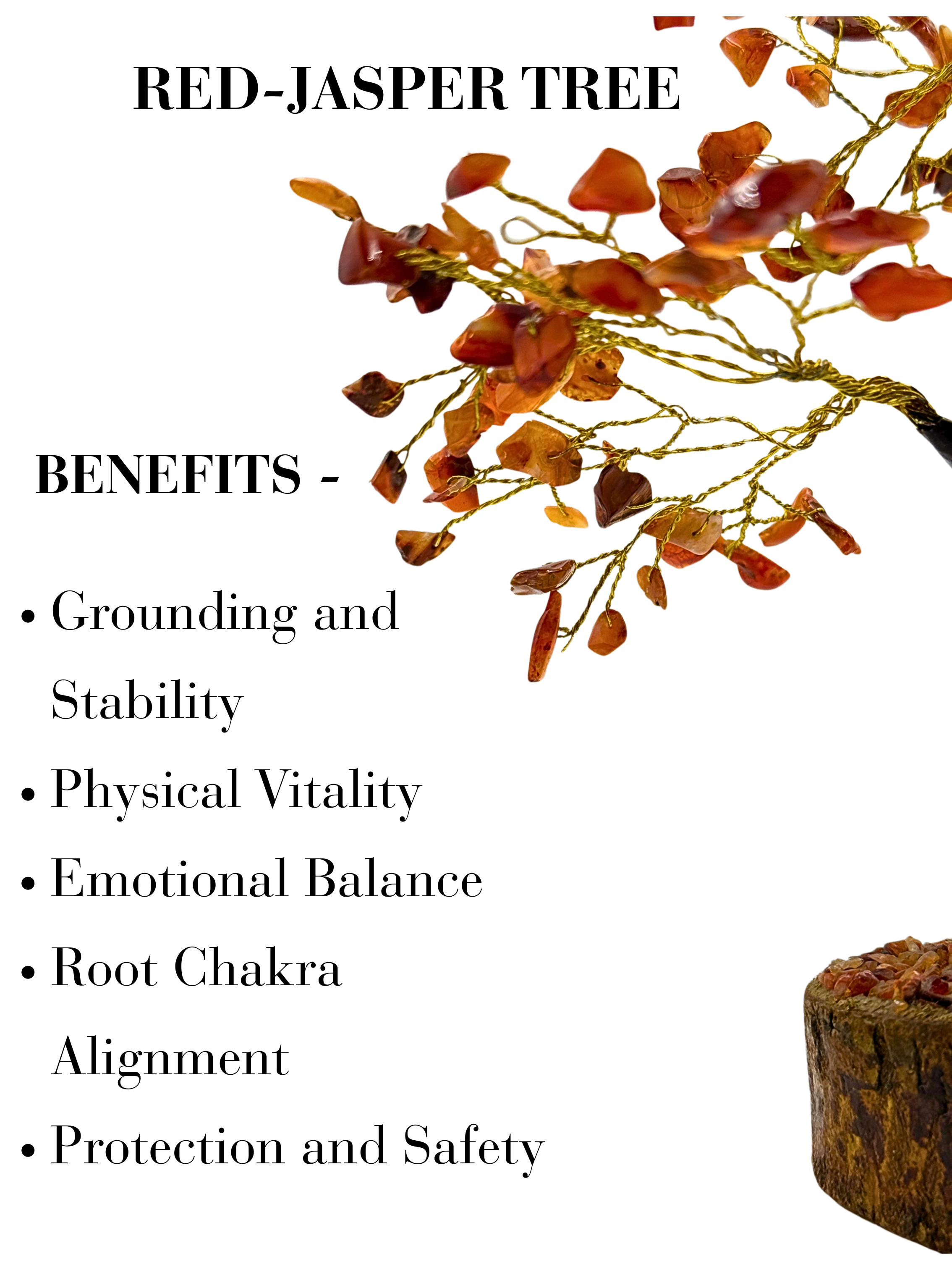 Red Jasper Gemstone Tree