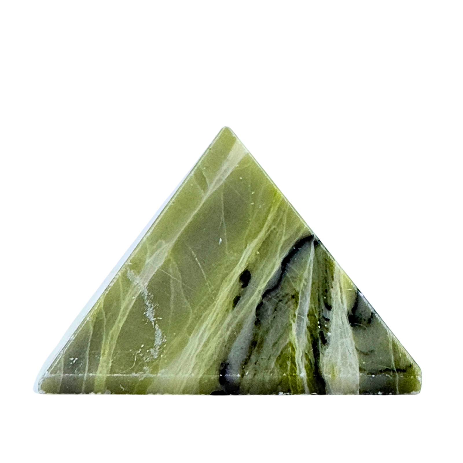 Green Serpentine Pyramid
